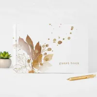 Golden Autumn Splash Wedding ID655 Guest Book