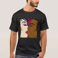 Digital Art | Romantic Kiss T-Shirt