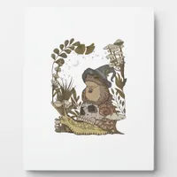Cottagecore Mushroom Botanical Witchy Frog Goblinc Plaque