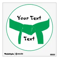 Martial Arts Green Belt Wall Sticker