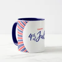 Radiant  Happy 4th of July Mug