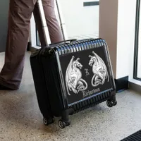 Personalized Winged Dragons  Luggage