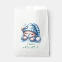 Cute Teddy Bear Baby Shower Favor Bag