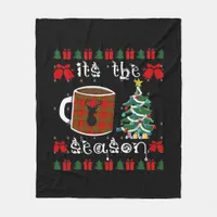 Its The X-Max Season For The Christmas Time Fleece Blanket