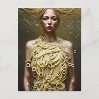 Pasta Goddess Postcard