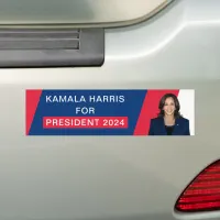 Kamala Harris For President 2024 Democrat Bumper Sticker