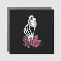 Heart The Skeleton's Hand Classic Car Magnet