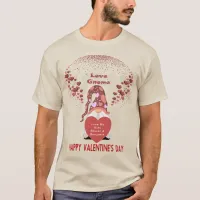 Love Gnome Happy Name Quote Valentines Day Unisex T-Shirt