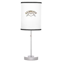 Radiology Skeleton Heart Hands Classic Table Lamp