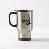 No Kings In USA Statue Of Kicking Out Fump Classic Travel Mug