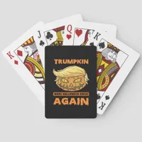 Trumpkin Make Halloween Great Again Funny Classic Poker Cards