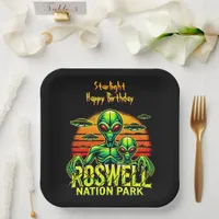 Visit Roswell’s Alien Encounter Spot! Paper Plates