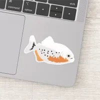 Red Bellied Piranha Fish Sticker