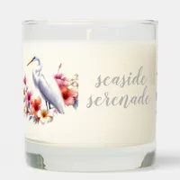 Tropical Egret Coastal Bird Scented Candle