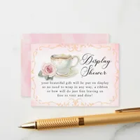 Tea Party Display Shower Card – Love is Brewing