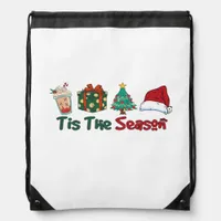 Tis The Season Creative Casual Drawstring Bag