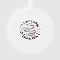 Skeleton Hand Making Heart Minimal Design Ornament