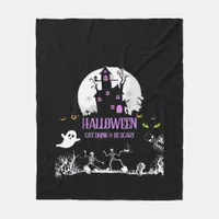 Spooky Halloween Eat Drink And Be Scary Classic Fleece Blanket