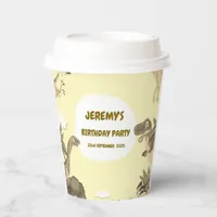 Dino Birthday Party Paper Cups