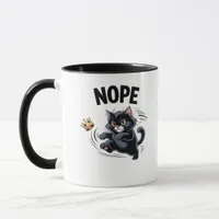 No Kings In America Funny Kicking Crown Classic Vi Mug