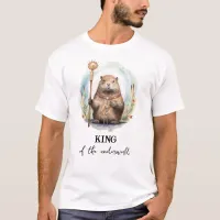 *~* Zen Fantasy Jeweled Groundhog Royal SC5 T-Shirt