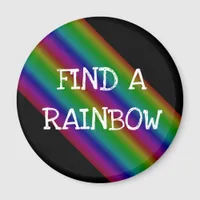 Find a Rainbow Day April 3rd Holiday Magnet