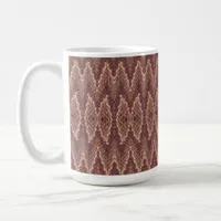 Mug - Woven pattern in Brown