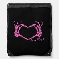 Heartless Skeleton Hands Classic Drawstring Bag