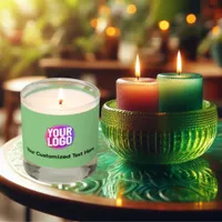  Company Promotional with Business Logo Scented Candle