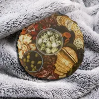 Gourmet Delight - Charcuterie Board Throw Pillow