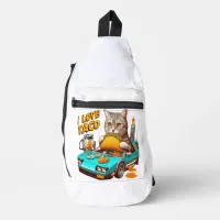 Feline Fiesta I love Taco Sling Bag