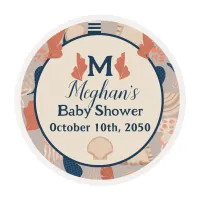 Baby on Board Nautical Baby Shower  Edible Frosting Rounds