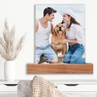 Custom Couple Photo Personalized Engagement  Picture Ledge