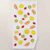 Fresh fruits  beach towel