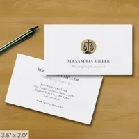 Professional Lawyer Business Card