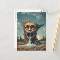 Angry Minnesota Boundary Waters Postcard