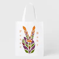 Cool Peace Sign Grocery Bag