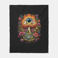 Cottagecore Aesthetic Mushroom Goblincore Simple S Fleece Blanket