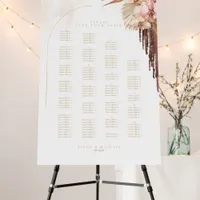 Boho Oasis Wedding Seating Chart ID959 Foam Board