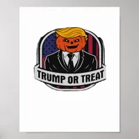 Trumpkin Or Treat Halloween - Political Costume Cl Poster
