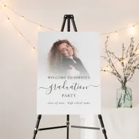 Simple Photo Overlay Welcome Graduation 2024 Grad Foam Board