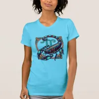 Horoscope Sign Scorpio | Blue Scorpion T-Shirt