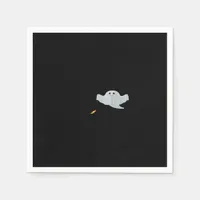 Eat Drink And Be Scary Halloween Trendy Casual  Napkins