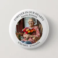 Memorial or Vigil Keepsake | Forever in our Hearts Button