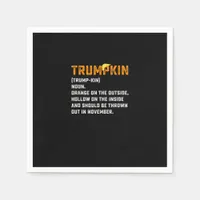 Trumpkin Funny Anti Pumpkin Napkins