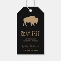 Roam Free Buffalo Kraft Paper ID602 Gift Tags