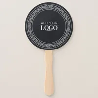 Custom Logo Elegant Corporate Promotional Minimal Hand Fan