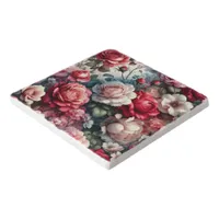 Timeless Rose Floral Charm Trivet