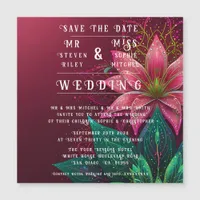 Luxurious Floral Wedding Invitation Suite