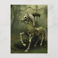 Skeletal Horse Postcard